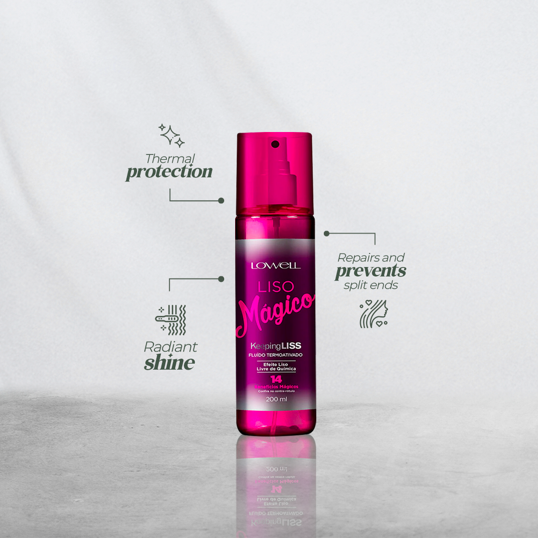 LISO MAGICO THERMO ACTIVATING FLUID 200 ML - 6.7 OZ
