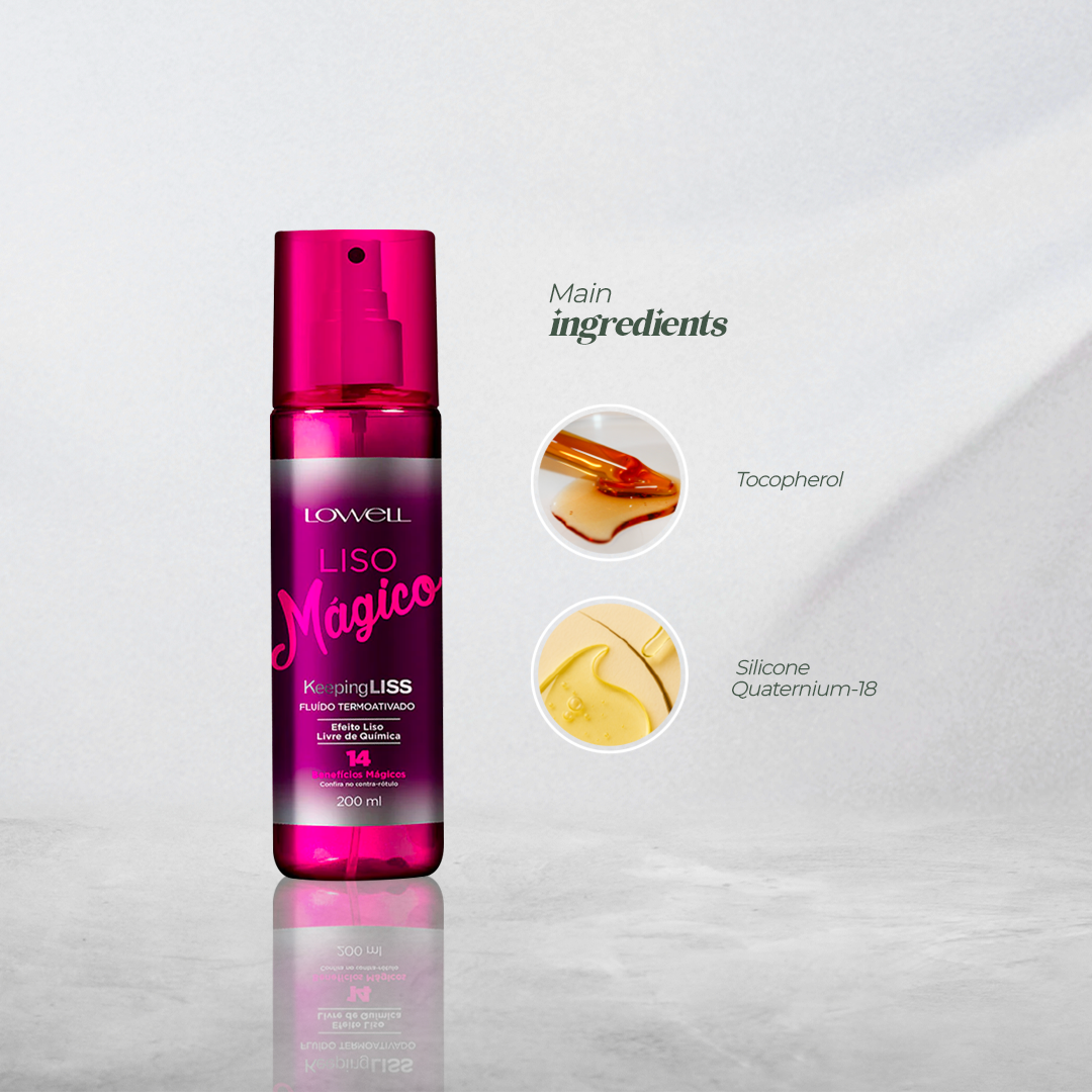 LISO MAGICO THERMO ACTIVATING FLUID 200 ML - 6.7 OZ
