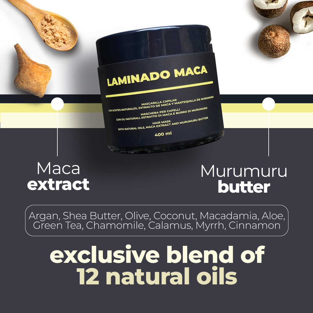 LAMINADO MACA 400 ML HAIR MASK