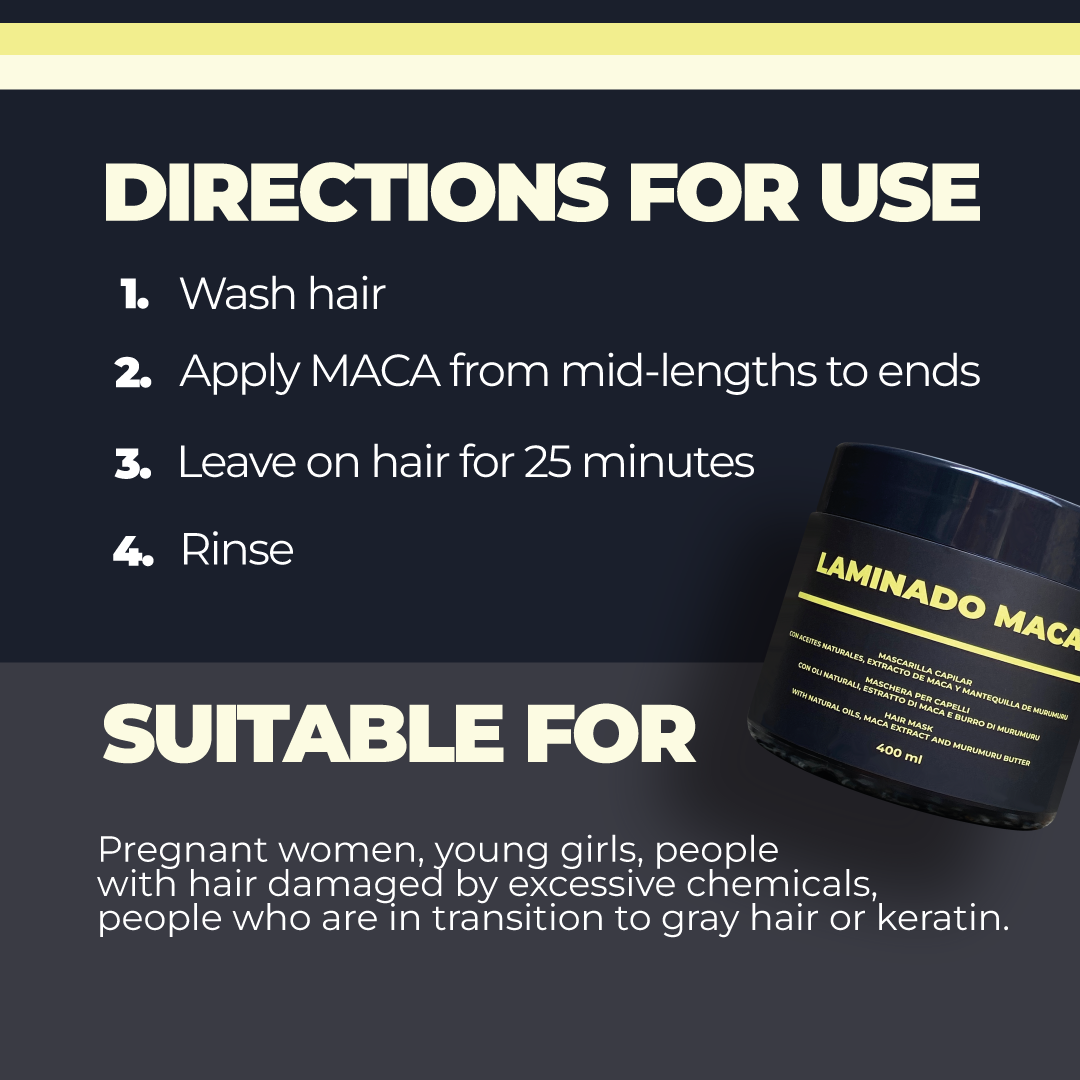 LAMINADO MACA 400 ML HAIR MASK
