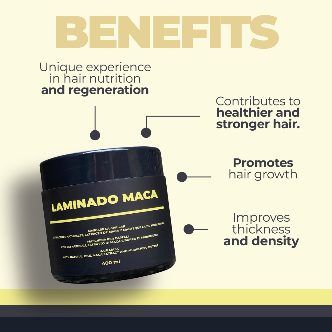 LAMINADO MACA 400 ML HAIR MASK
