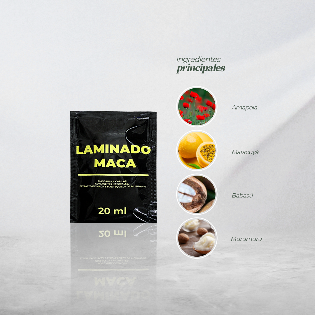 LAMINADO MACA 20ML HAIR MASK SACHET
