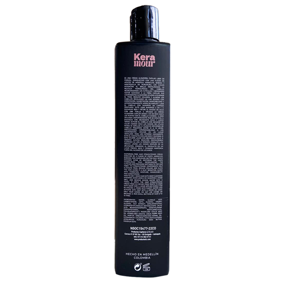 KERAMOUR-HAIR STRAIGHTENING CREAM 500ML