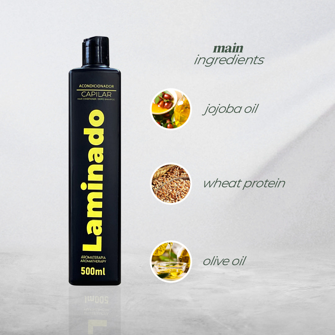 STRAIGHT HAIR CONDITIONER LAMINADO– 500 mL