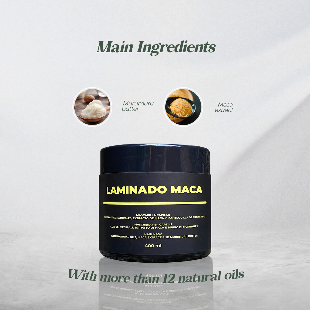 LAMINADO MACA 400 ML HAIR MASK