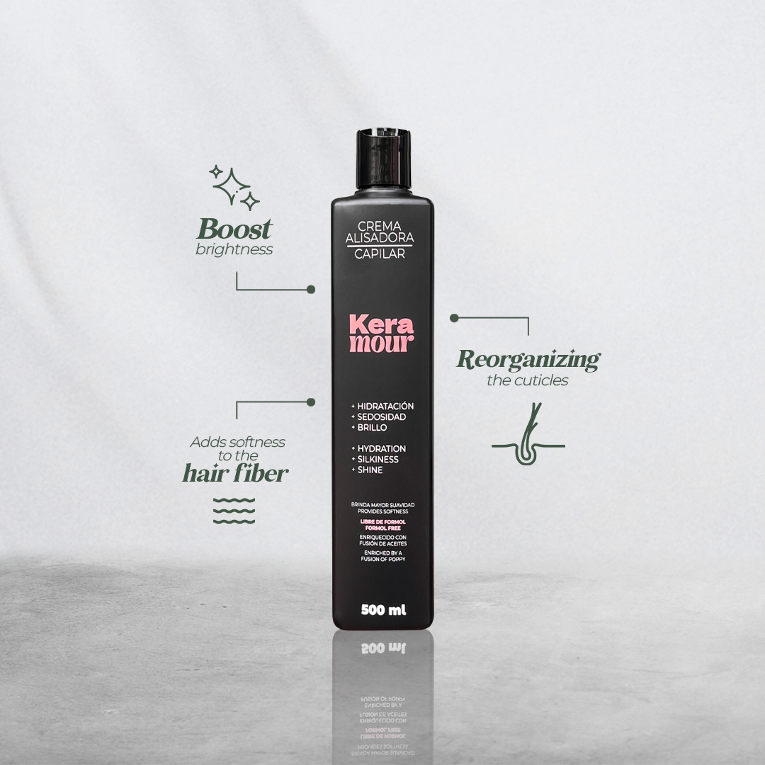 KERAMOUR-HAIR STRAIGHTENING CREAM 500ML