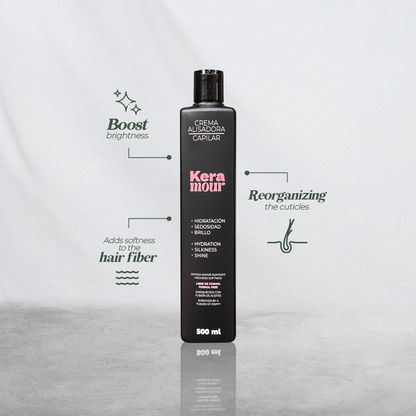 KERAMOUR-HAIR STRAIGHTENING CREAM 500ML