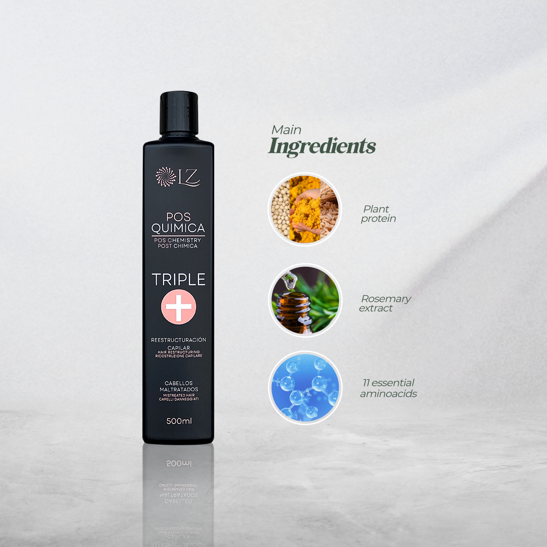 TRIPLE + POS QUÍMICA / RECOVERY SHAMPOO