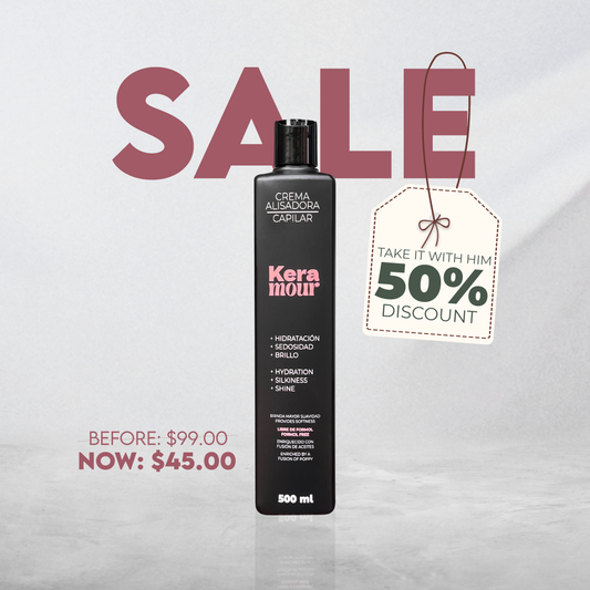 KERAMOUR-HAIR STRAIGHTENING CREAM 500ML