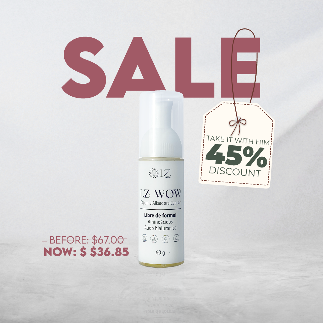 LZ WOW STRAIGHTENING FOAM 45%OFF