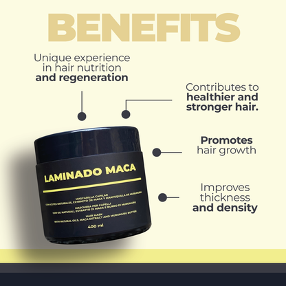 LAMINADO MACA 400 ML HAIR MASK